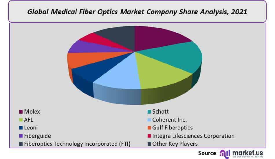 Medical Fiber Optics Market Company Share