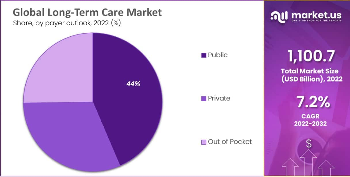 long term care market by payer outlook