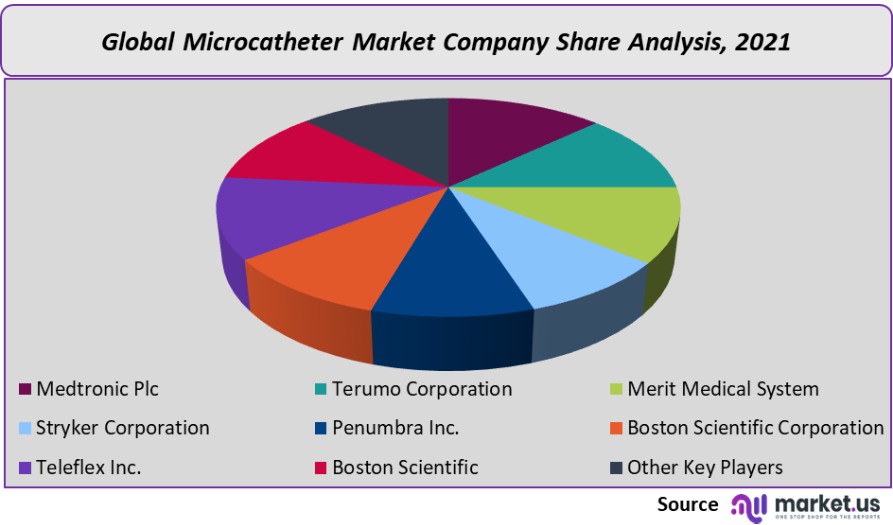 microcatheter market company share analysis