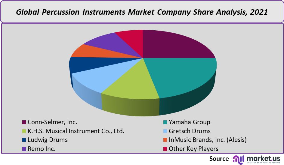 percussion instrument market company share