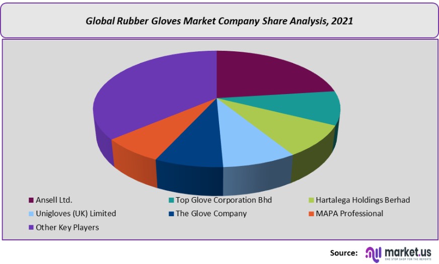 rubber gloves market company share analysis