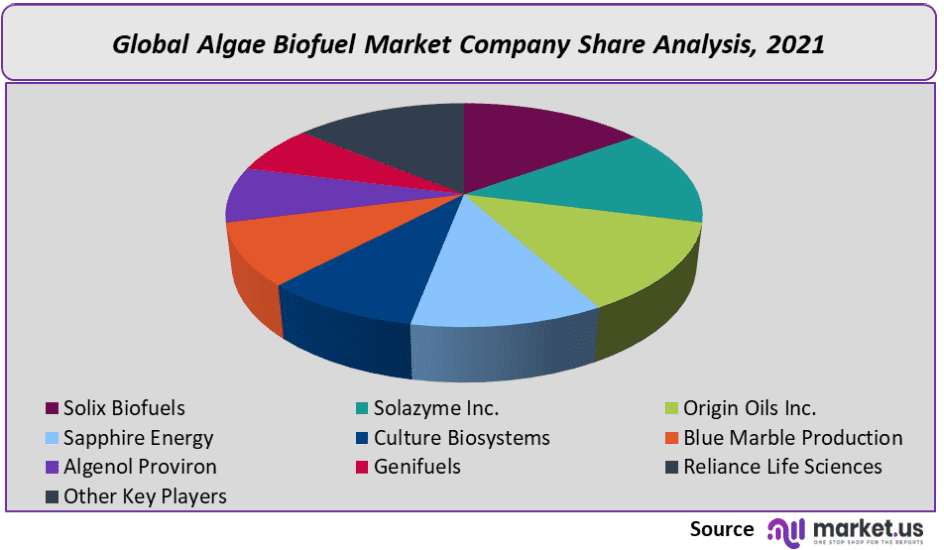 Algae biofuel Market Company