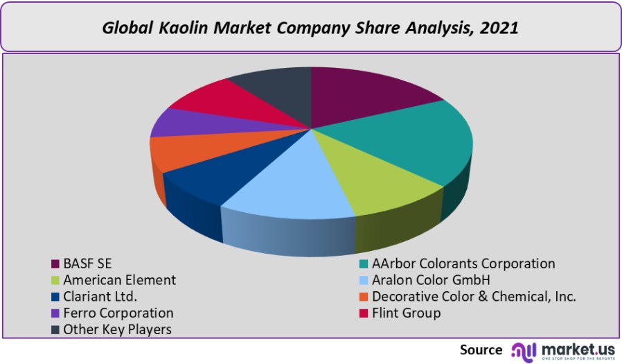 kaolin market company share analysis 2