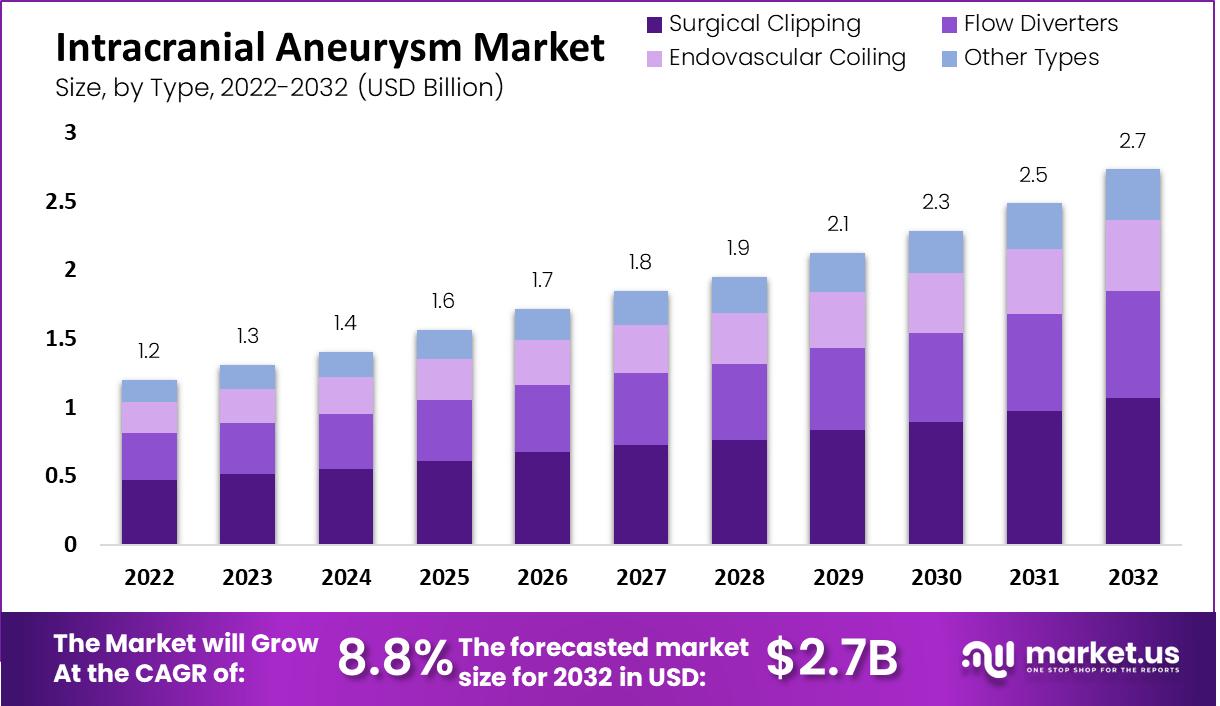 Intracranial Aneurysm Market by type