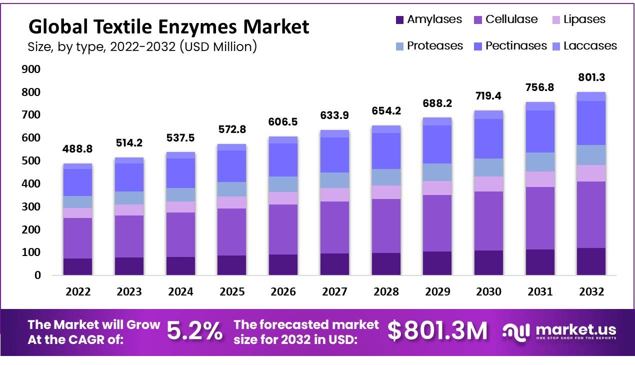 Textile Enzymes Market growth