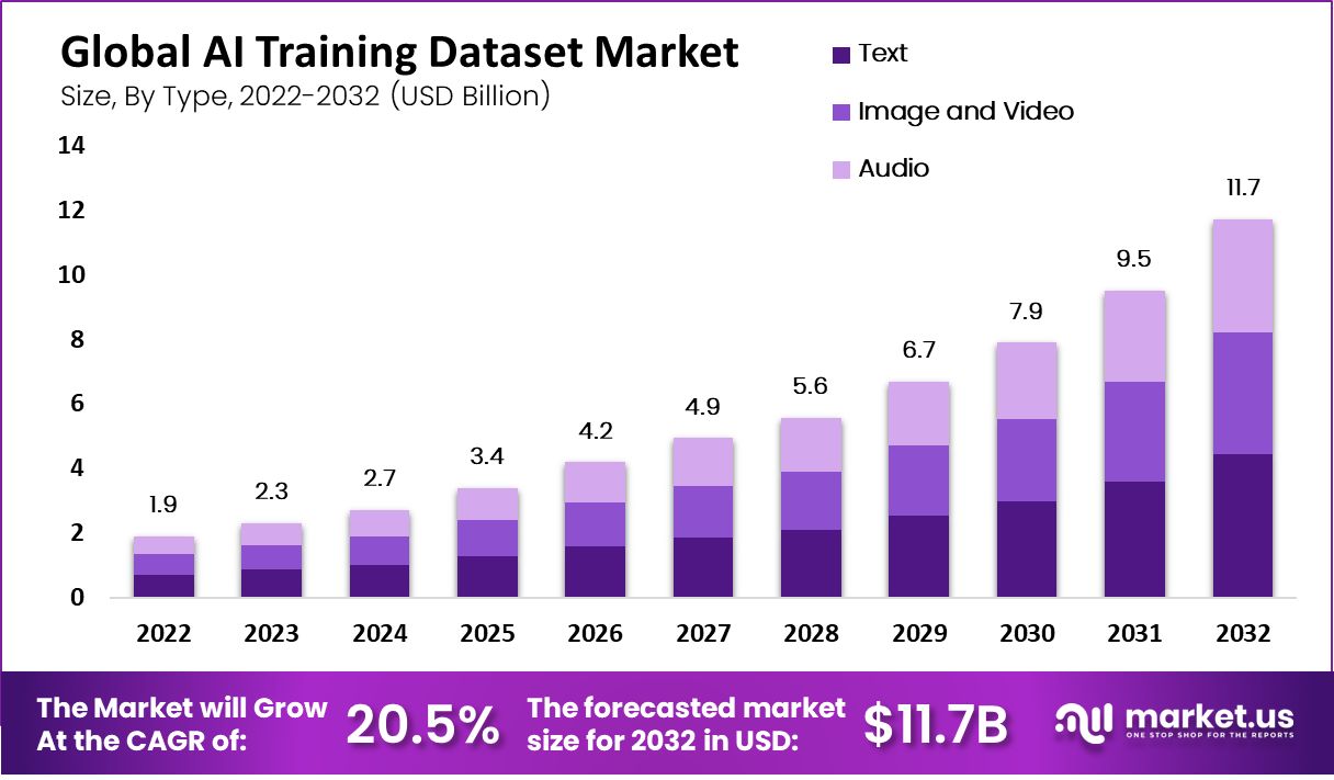 AI Training Dataset Market By Type