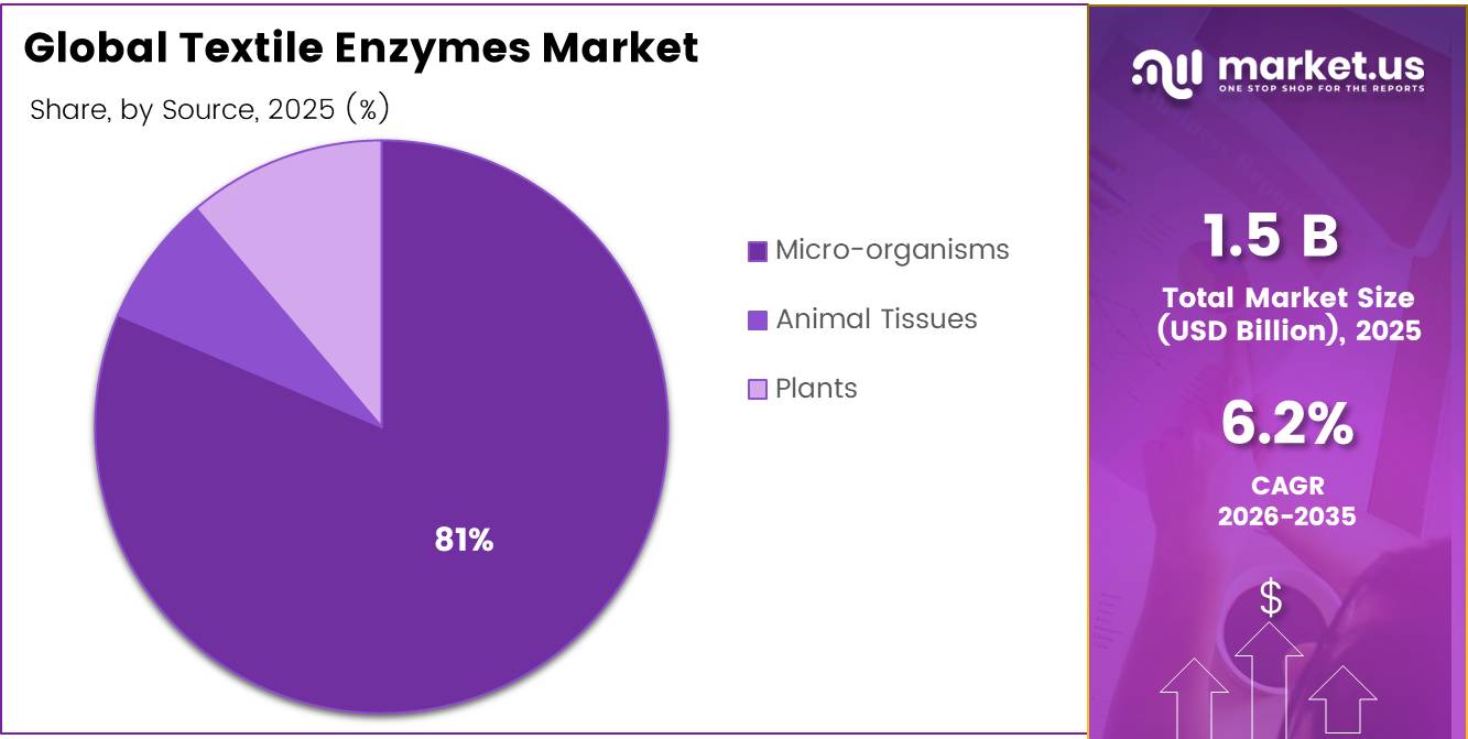 Global Textile Enzymes Market share