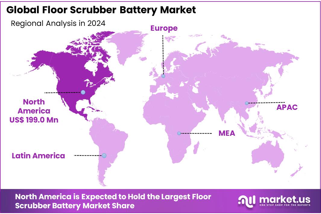 Floor Scrubber Battery Market Regional Analysis