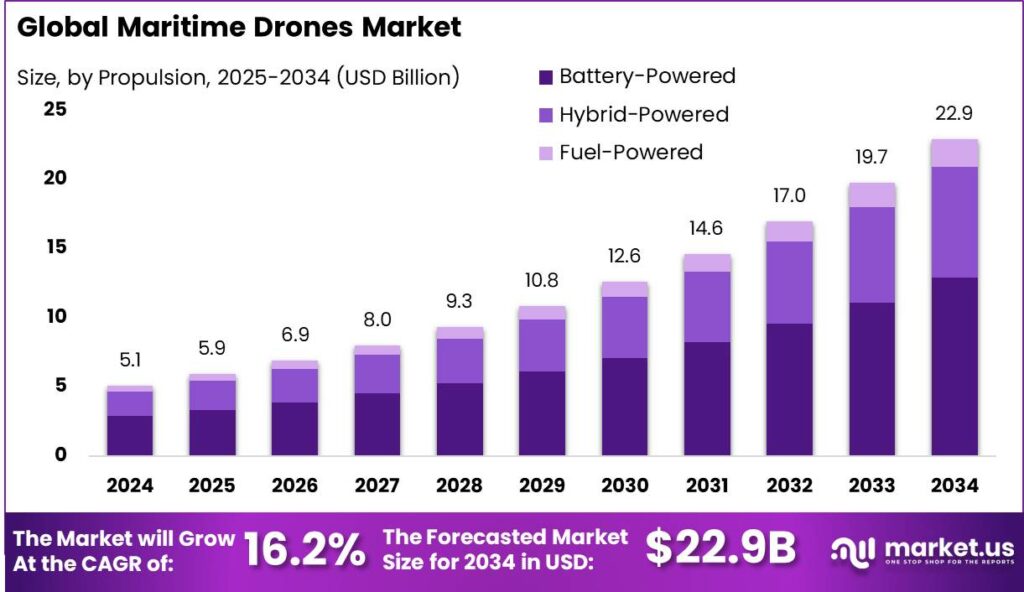 Maritime Drones Market size