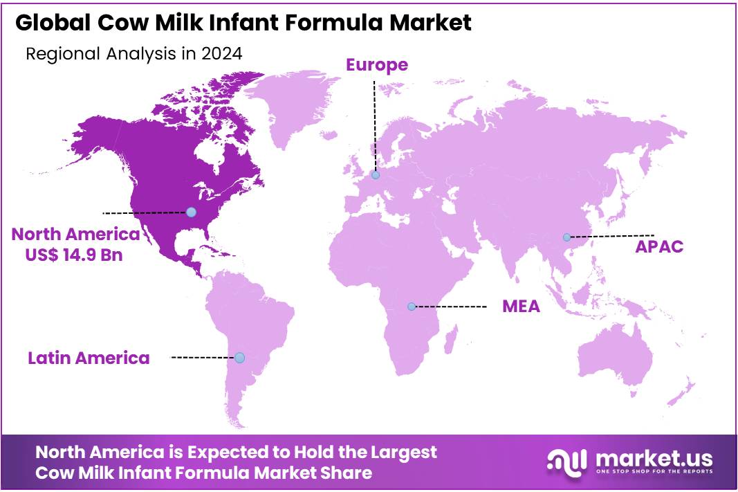 Cow Milk Infant Formula Market Regional Analysis