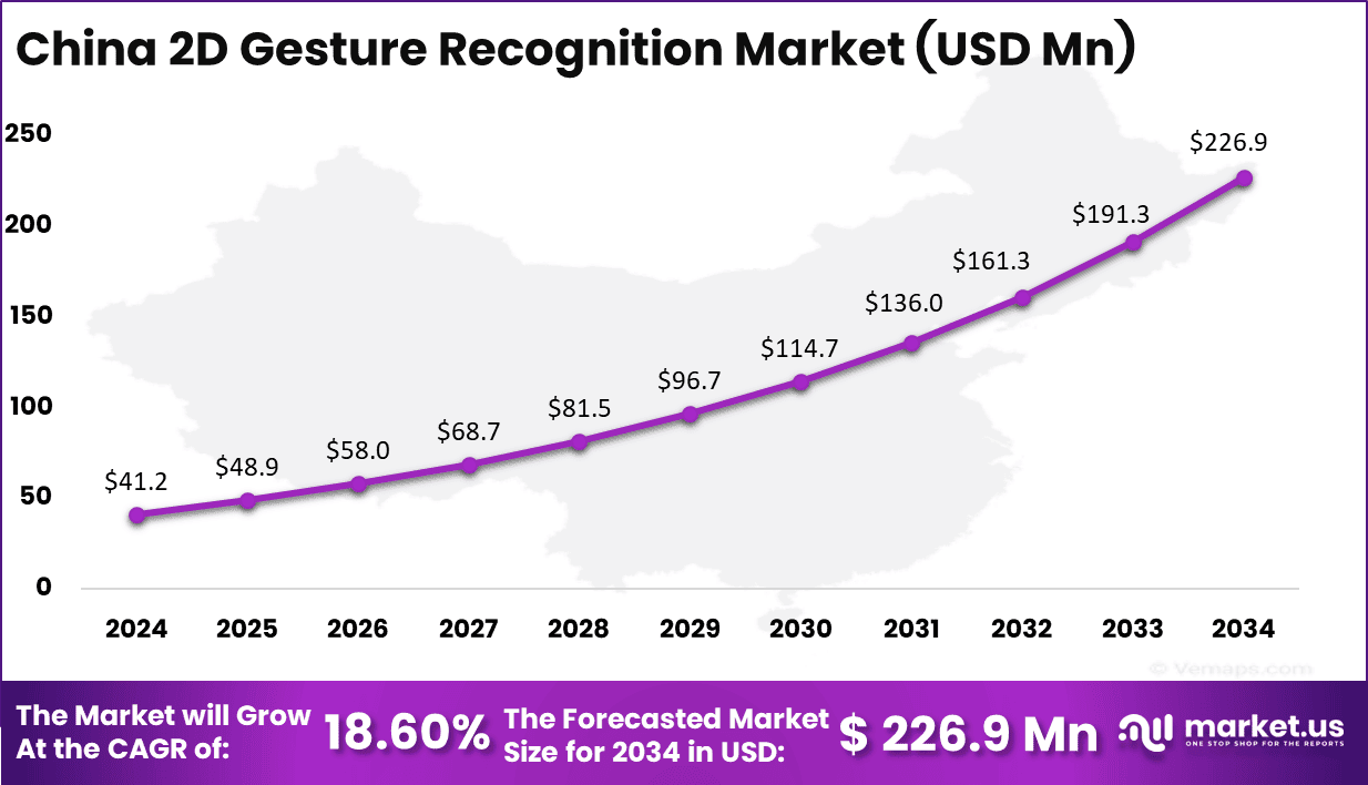 China 2D Gesture Recognition Market Size