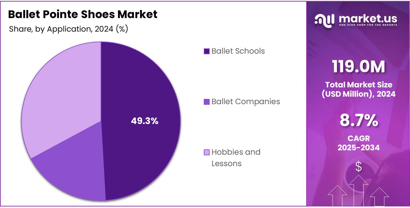 Ballet Pointe Shoes Market Share Analysis Chart