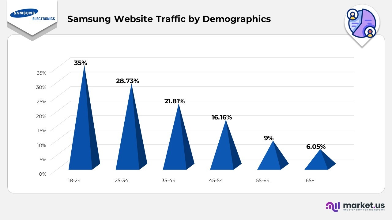 Samsung Website Traffic by Demographics