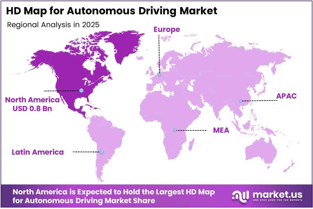HD Map for Autonomous Driving Market Regional Analysis