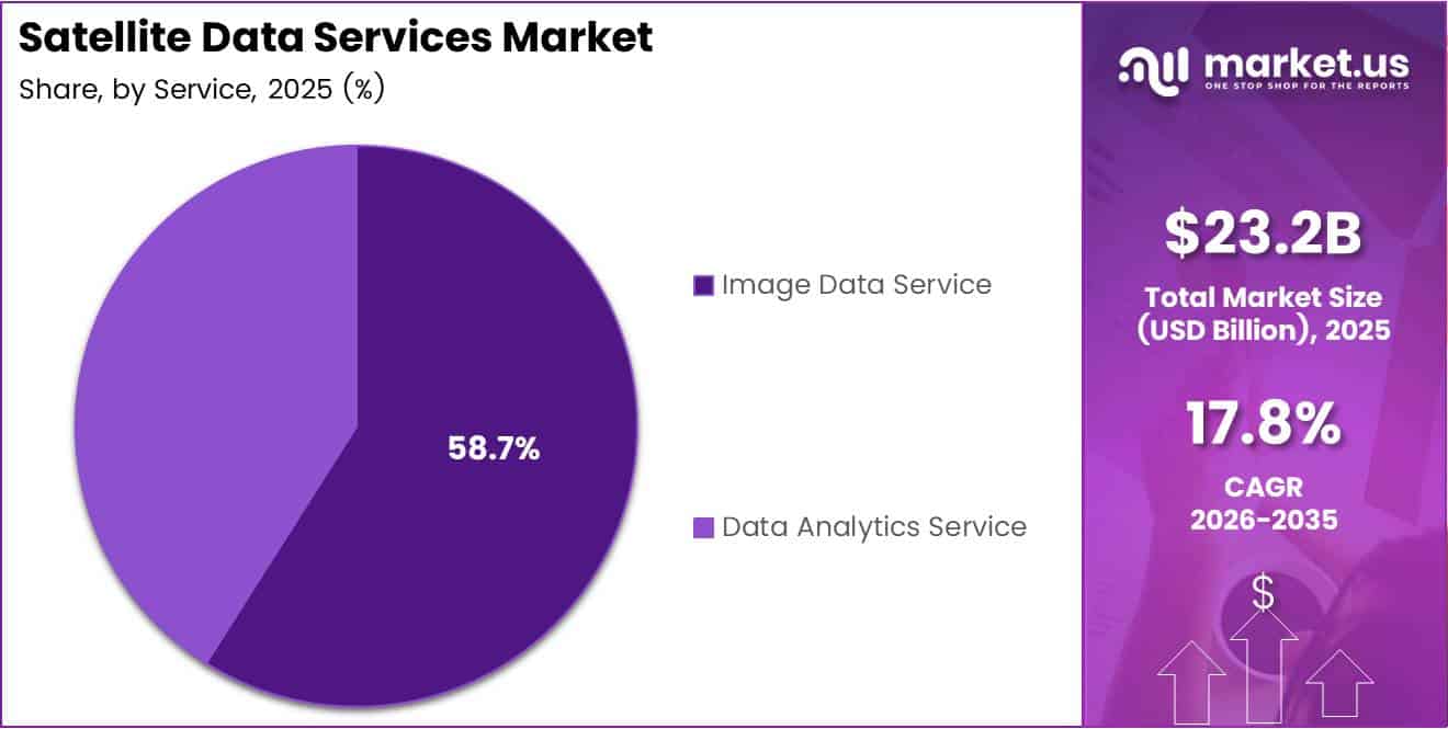 Satellite Data Services Market Share Analysis Chart