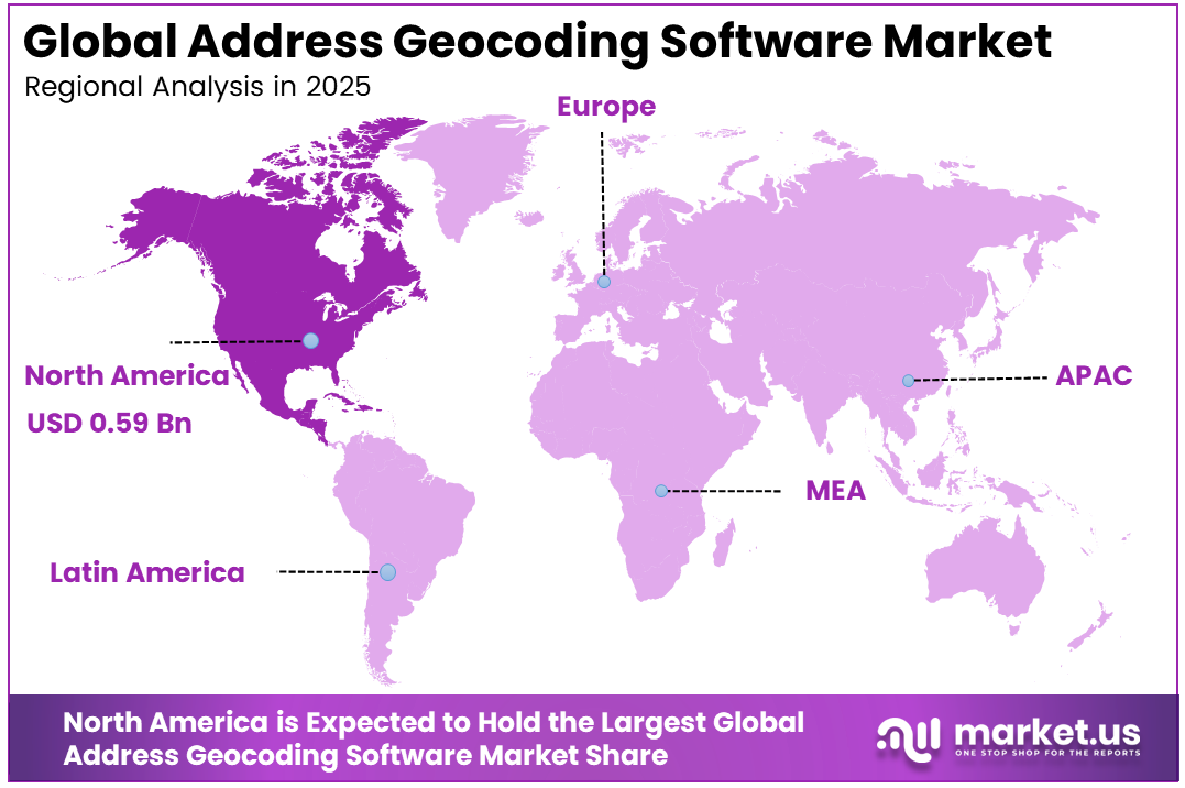 Address Geocoding Software Market Region