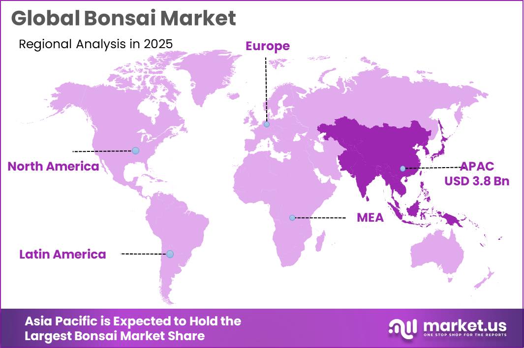 Bonsai Market Regional Analysis
