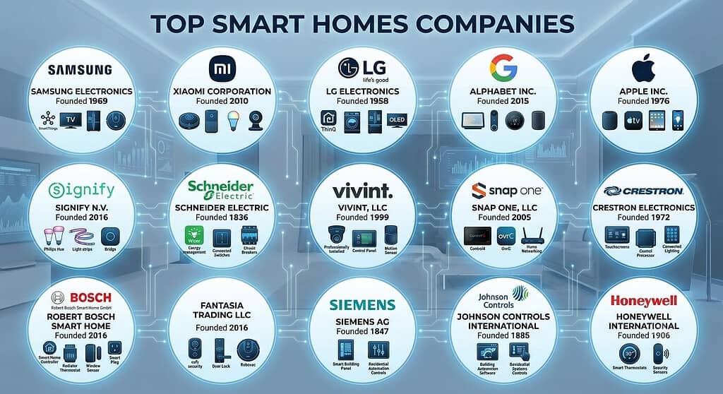 Headline Sample For Inyroduction Top 15 Smart Home Companies Leading in Technology